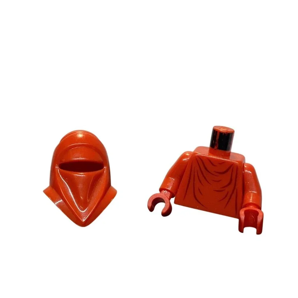 LEGO Star Wars Minifigure Red Imperial Helmet Body Parts Royal Guard 30561